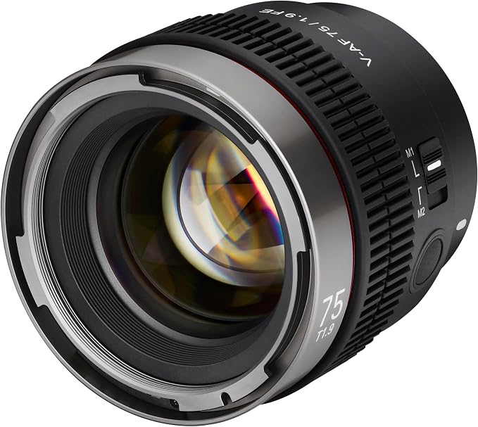 Samyang Cine V-AF 75mm T1.9 FE Lens (Sony E-Mount)
