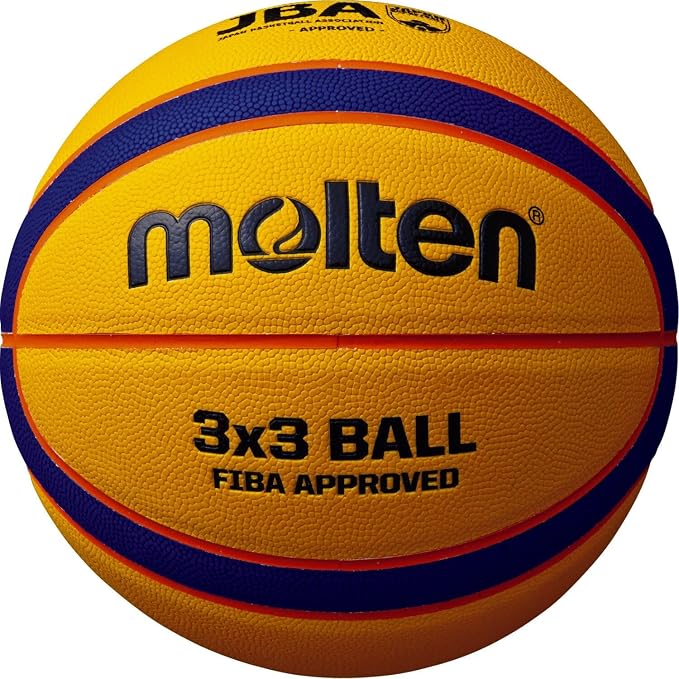 Molten | 3x3 Composite Game Basketball (Yellow/Blue)