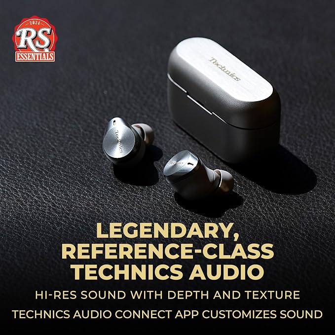 Technics EAH-AZ80 True Wireless Earbuds, Silver by Addicted to Audio