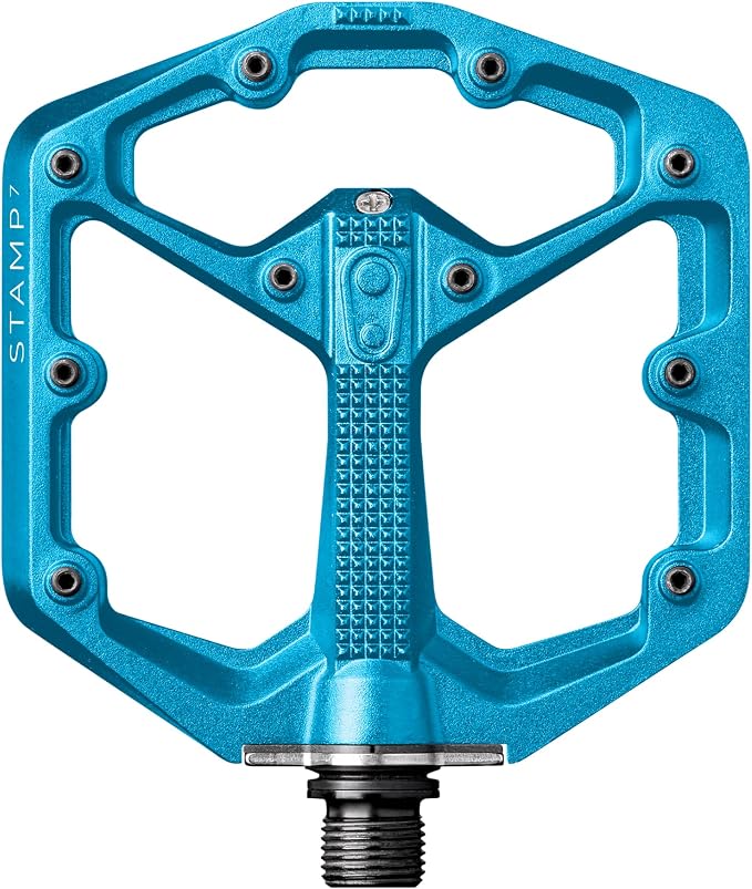 Crank Brothers Stamp 7 Flat Pedals - Blue / Small