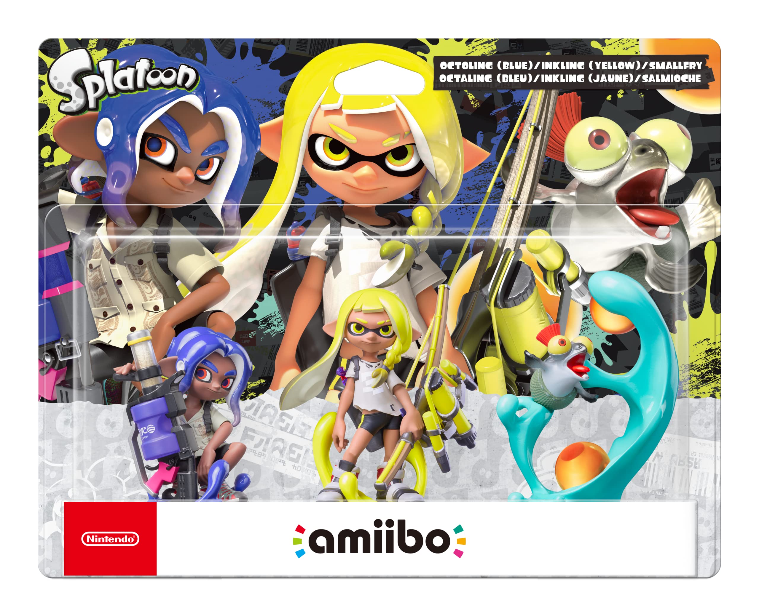 Amiibo Splatoon Inkling, Octoling & Smallfry