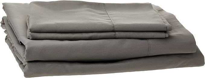 Dreamfields Queen Size Grey Color 2000TC Cooling Bamboo Sheet Set