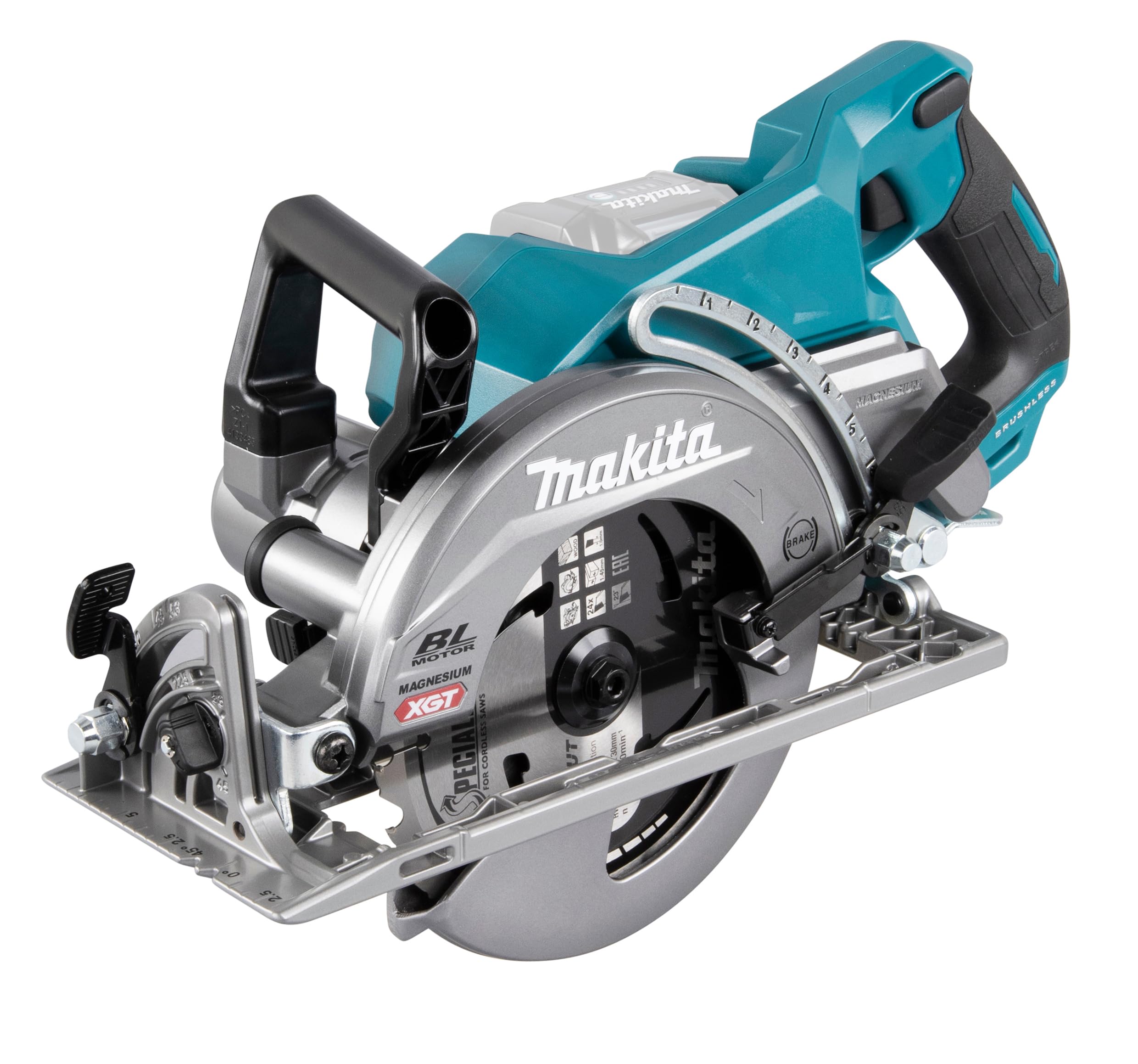 Makita 40V Max 185mm (7-1/4") Brushless Rear Handle Saw (Tool Only) RS001GZ