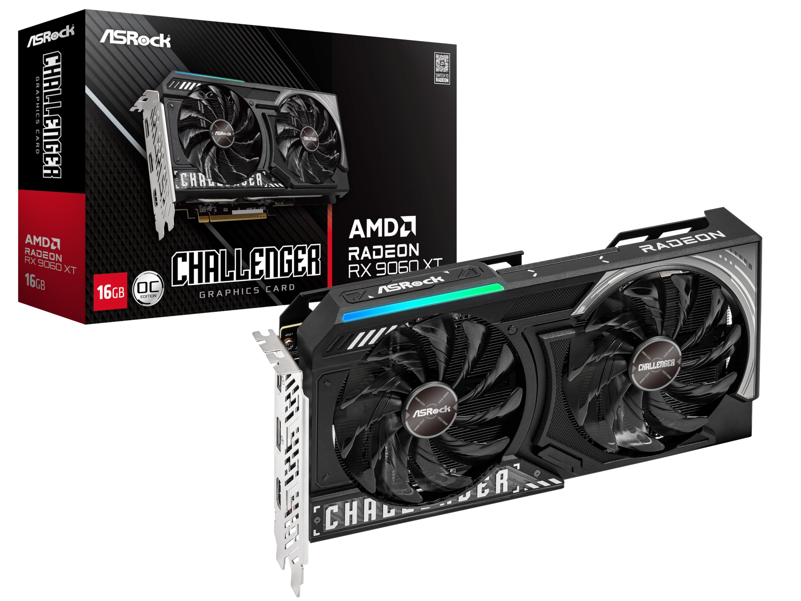 ASRock Radeon RX 9060 XT Challenger 16GB OC