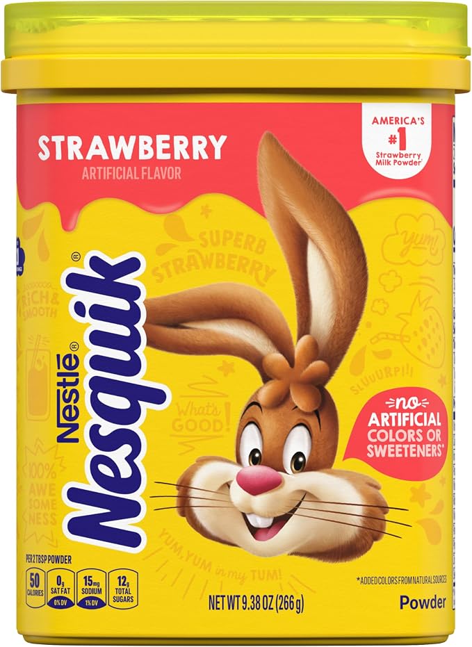 Nesquik Strawberry Powder Drink Mix 9.38oz