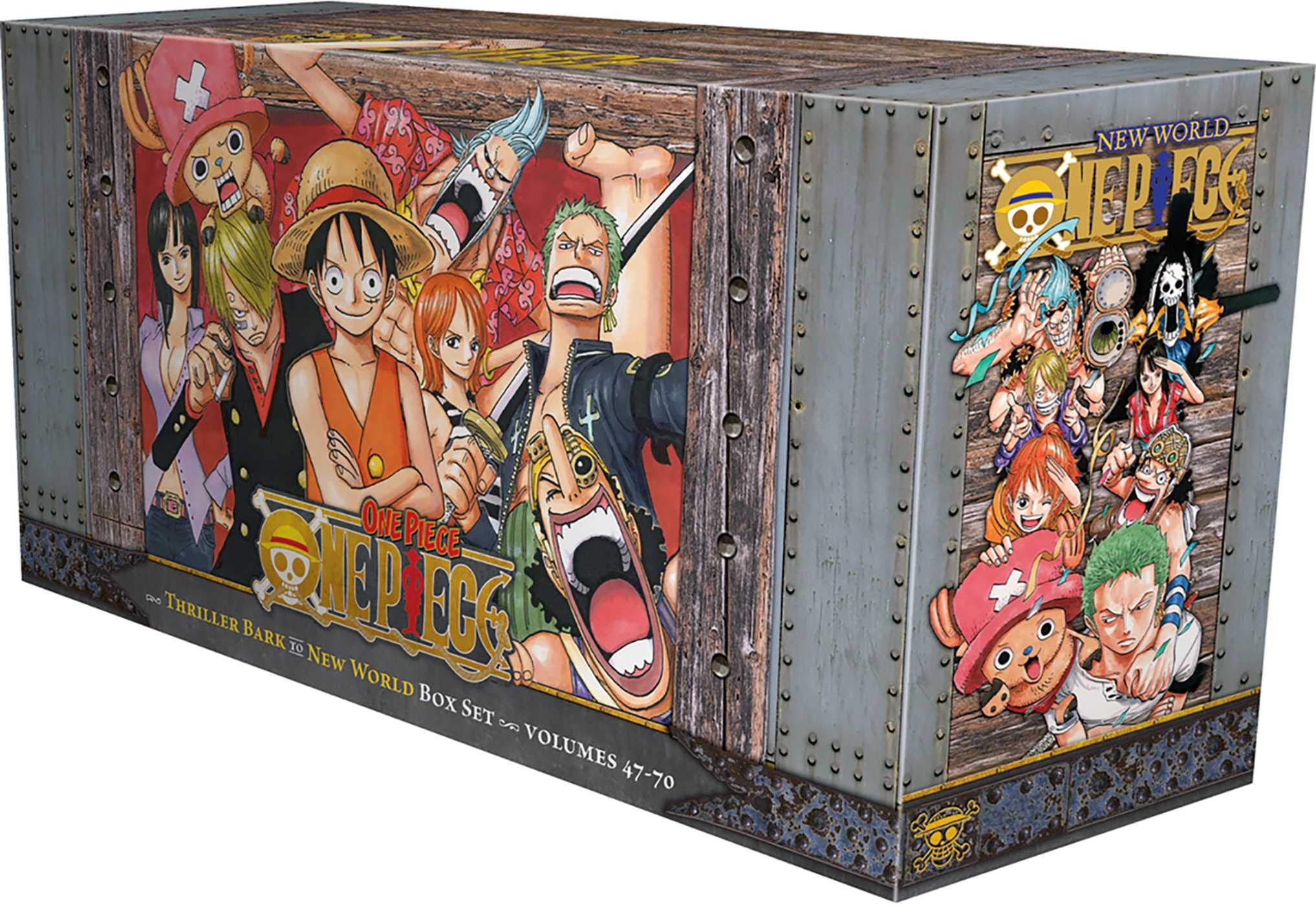 One Piece Box Set 3 - Thriller Bark to New World, Volumes 47-70
