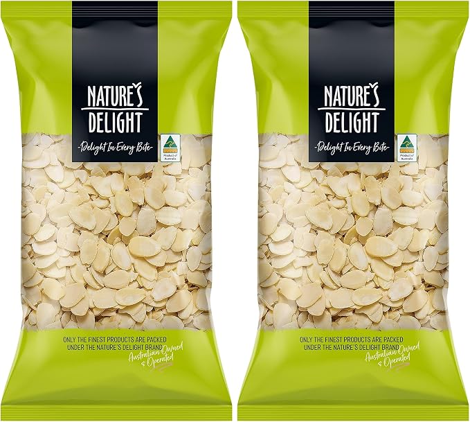 Natures Delight (Australian) Blanched almond Flakes 375 G