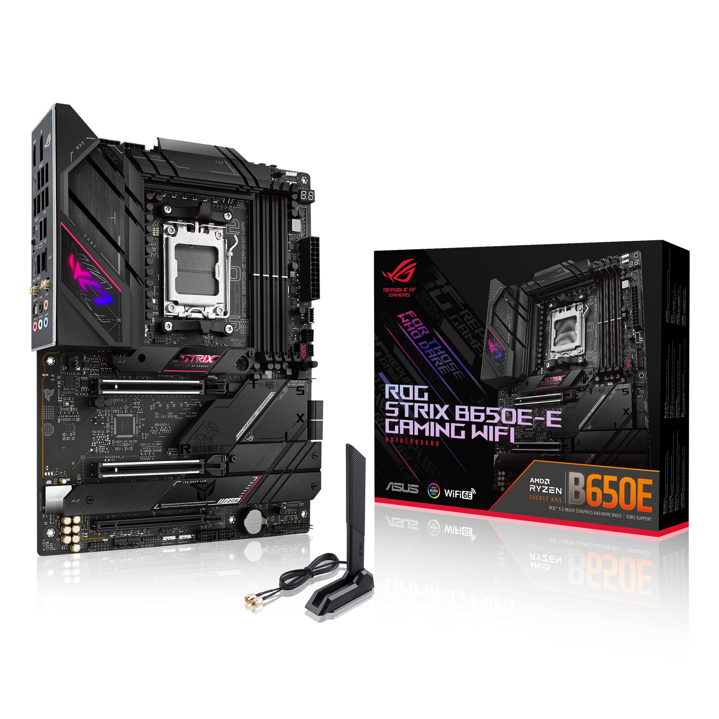 Asus ROG Strix B650E-E Gaming Wifi Motherboard Silver