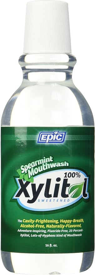 Epic Dental - Xylitol Mouthwash Spearmint - 16 fl. oz.