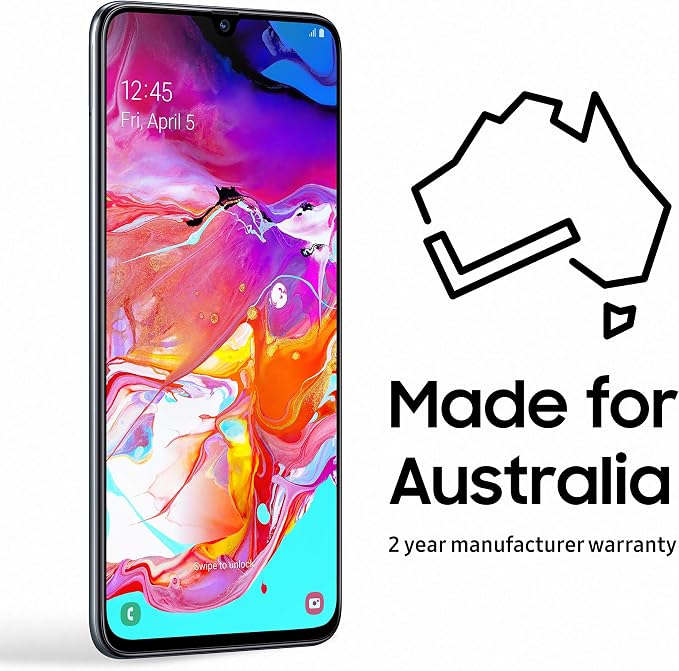 Samsung Galaxy A70 (6.7", 32MP, 4500mah, 128GB/6GB, VF) - Black
