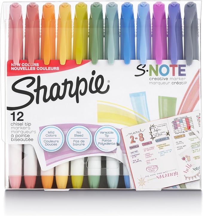 Sharpie S-Note Creative Marker 6 Pack