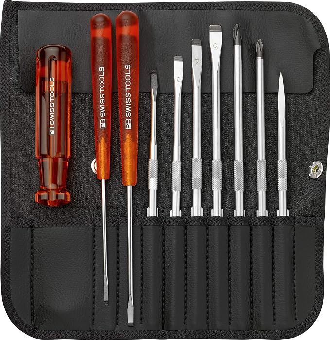 PB Swiss Screwdriver Set with Interchangeable Blades