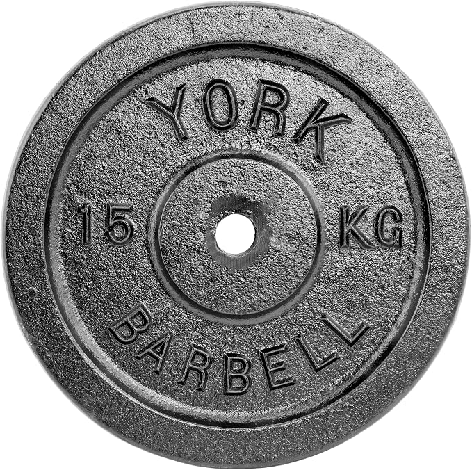 York Fitness 15kg Cast Iron Disc