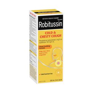 Robitussin Cold & Chesty Cough Syrup 200ml