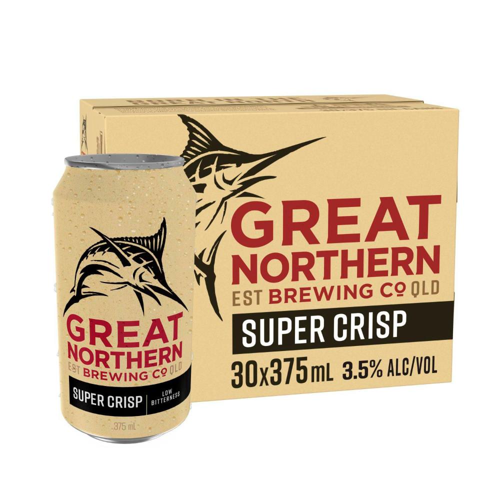 Great Northern Super Crisp Lager Can 375ml