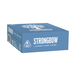 Strongbow Lower Carb Apple Cider 10 Pack, 375ml