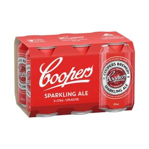 Coopers Sparkling Ale, 6 Pack