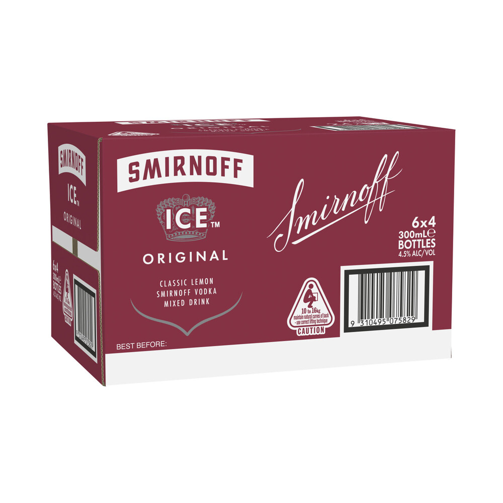 Smirnoff Ice Red Bottles 300ml