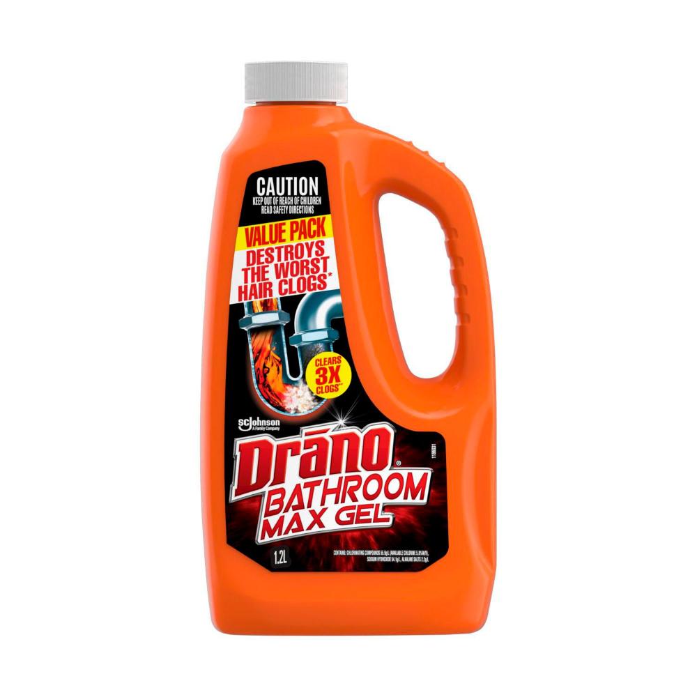 Drano Bathroom Max Gel Drain Cleaner 1.2L