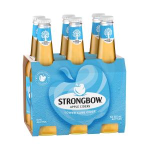 Strongbow Lower Carb Cider Bottles 355ml 6 Pack
