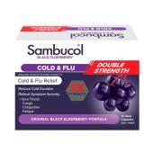 Sambucol Cold & Flu Relief Double Strength Cap x 12