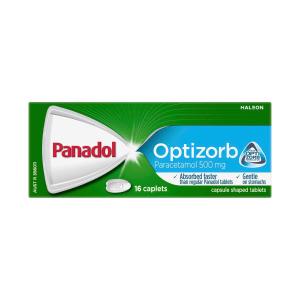 Panadol Optizorb Paracetamol 500mg 16 Caplets