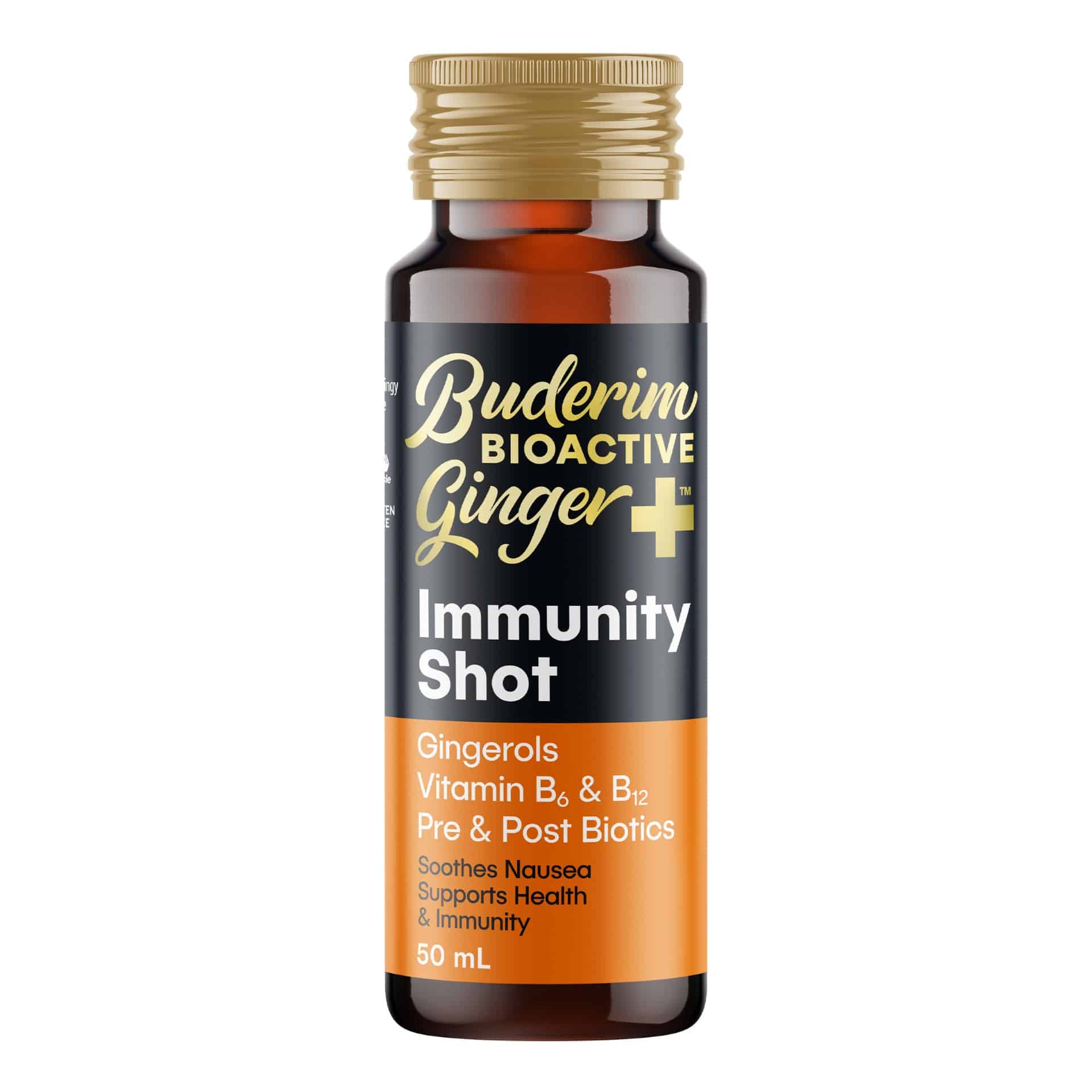 Buderim Bioactive Ginger+ Plus Immunity Shot 50ml