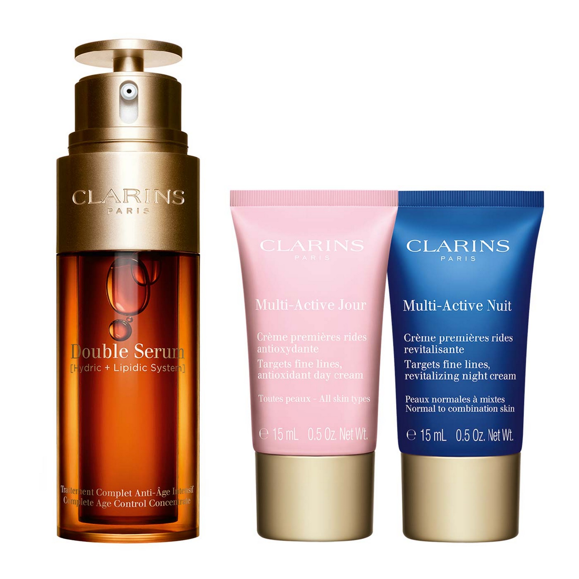 Clarins - Double Serum & Multi-Active Age-Defying Set 3pce