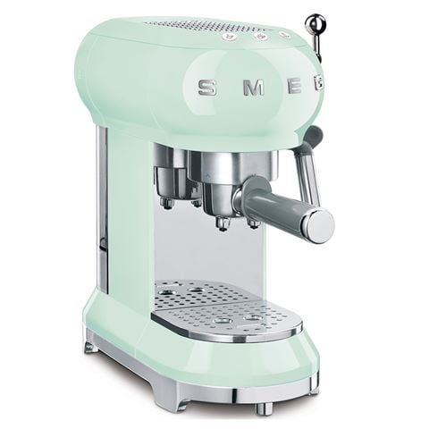 Smeg Retro Style Espresso Pump Coffee Machine - Pastel Green