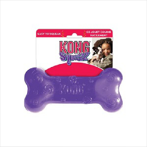 Kong Action Squeezz Bone For Dogs in Three Sizes [Size: Medium]
