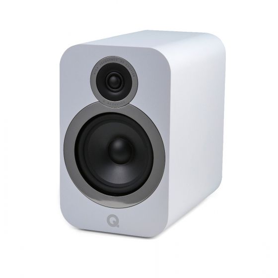 Q Acoustics Q3030i Bookshelf Speakers, Arctic White by Addicted to Audio