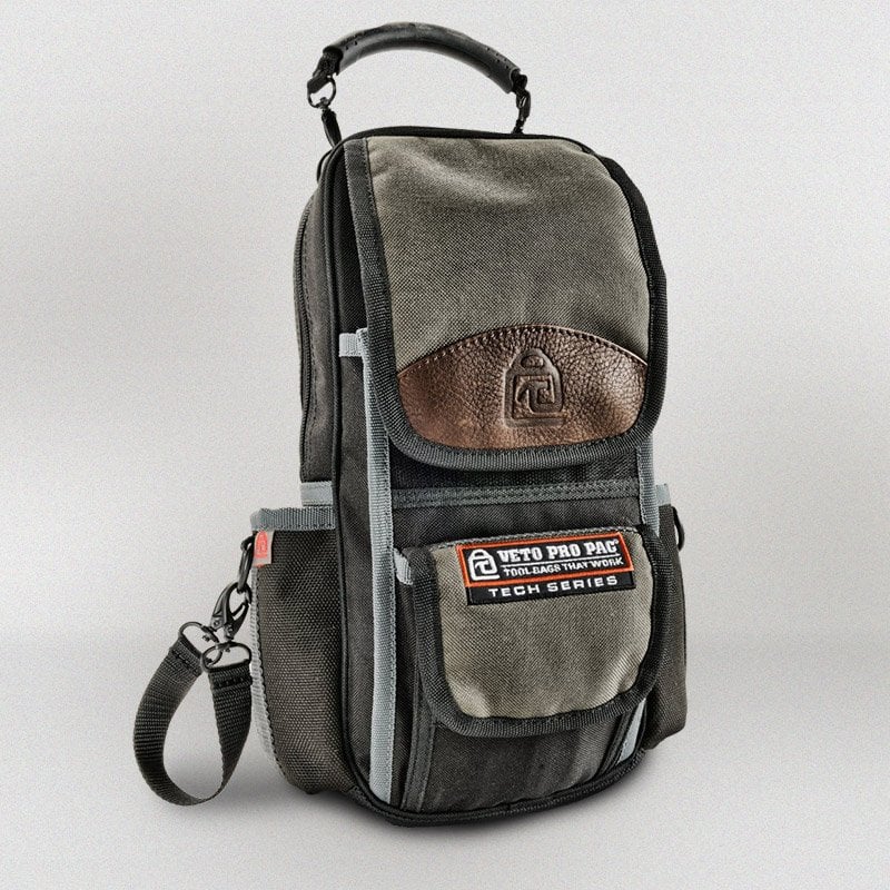 Veto Pro Pac HVAC Tall Test Meter Tool Bag - VETOMB2